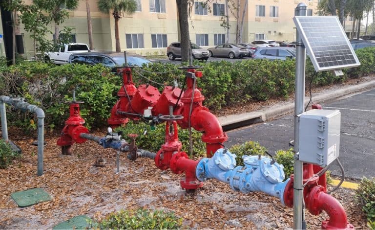 Metered water infrastructure in the field